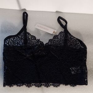 Olivaceous Size Small Black Lace Bralette